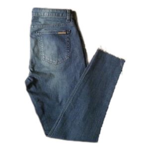 Michael Kors Izzy Skinny Frayed Hem Jeans